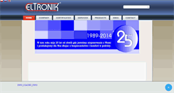 Desktop Screenshot of eltronik.pl
